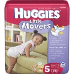 Huggies  Little Movers Diaper Size 5, Jumbo - BG of 23 EA