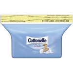 Cottonelle Flushable Moist Wipe Refill, Flushable, Alcohol-free - PK of 84 EA