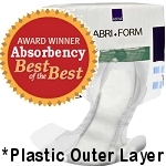 Abena Abri-Form X-Plus Briefs - Plastic Outer Layer Abena Diapers ( Sizes: Medium M4, Large L4, ) Each Pair Holds 60-99 oz of Fluid