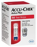 ACCU-CHEK Aviva Plus Test Strips 50/box -FREE SHIPPING-