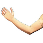 Derma Science Glen-Sleeve  II Arm Protector, 18'' L x 3'' W, White, Hand, Wrist, Thumb, Arm, Provide Mild Compression, Remove excess Moisture from the Skin. - PR of 2 EA