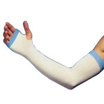 Derma Science Glen-Sleeve  II Arm Protector, 18 to 20'' L x 3 1/2'' W Large/Extra-large, Blue Band, Designed with A Color-Coded Strip for Easy Identification. - CA of 12 PR