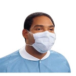 Kimberly Clark Prof Non-sterile Procedure Mask with Earloops, Blue, Latex-free, Pleat-style - BX of 50 EA