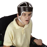Sammons Preston Protective Leather Helmet, 23