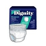 Dignity Maximum Disposable Protective Underwear with Leg Cuff 34