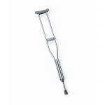 Medline Industries Guardian  Youth Aluminum Push Button Crutch, 4ft 6