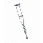 Aluminum Crutches, Latex Free, Fits Adults 5'2