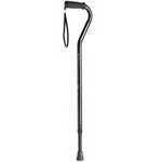 Medline Industries Guardian  Unipose  Offset Handle Cane with Sure-Grip , Brite, 31