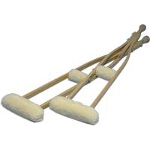 Hermell Products Imitation Sheepskin Crutch Cover and Hand Grips Set, Washable - ST of 1 EA