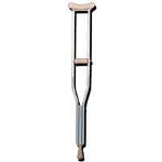 Carex Health Brands Push-button Aluminum Crutches Tall, 52