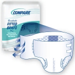 Compaire Breathable Adult Fitted Briefs Large 45