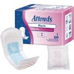 Attends  Bladder Control Pads, Extra Plus, 12.5