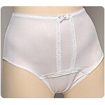 Ladies Premier Plus Panty Large, White, Full Cut, 38