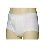 HealthDri Light & Dry One Piece Bladder Protection for Daytime Bladder Control Panties for Waistomen Large, White, 30