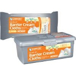 Sage Products Comfort Shield  Barrier Cream Cloths, Proven Barrier Protection, Petroleum-Based Barriers - Qty: PK of 24 EA